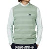 フットジョイ FootJoy メンズ 編地切替ボーダー クルーネック ニット ベスト FJ-F25-M05 2025年モデル ウェア 背面