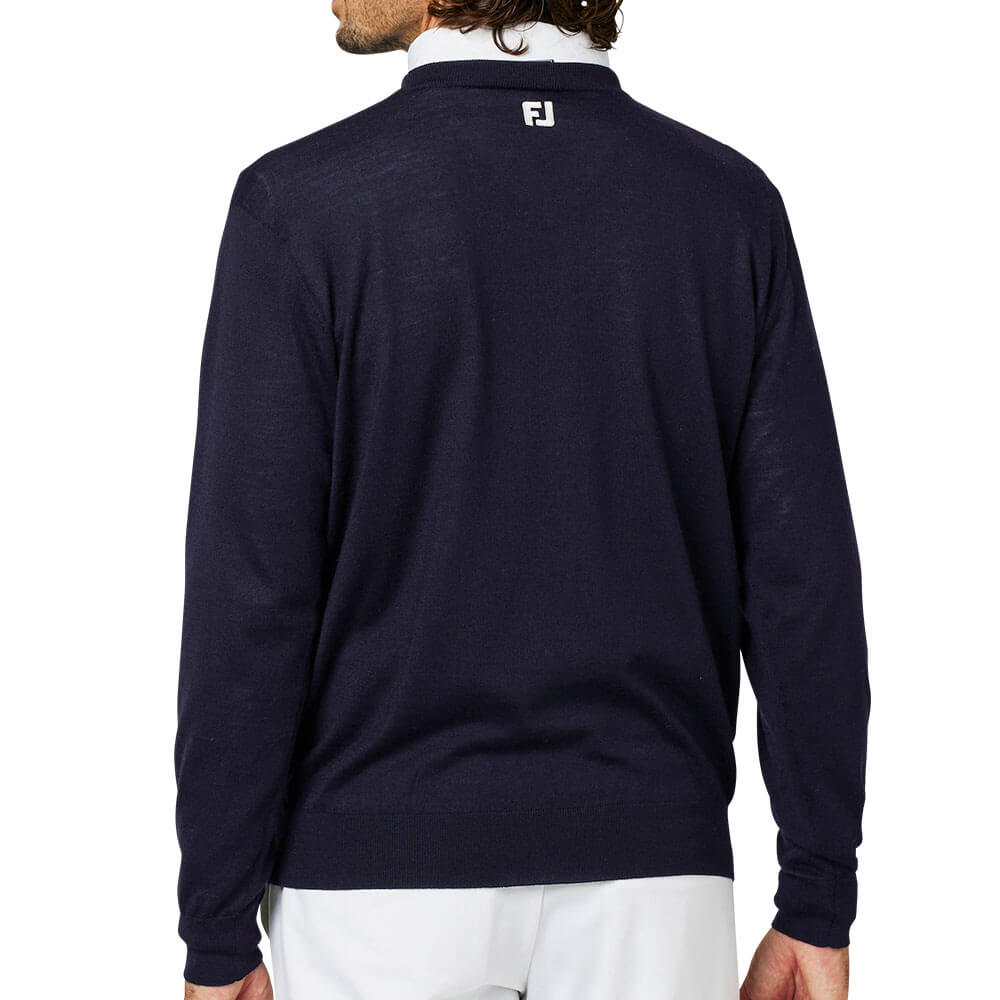 フットジョイ FootJoy メンズ クロップドアーガイル Vネック 長袖 セーター FJ-F25-M08 2025年モデル ディテール