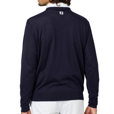 フットジョイ FootJoy メンズ クロップドアーガイル Vネック 長袖 セーター FJ-F25-M08 2025年モデル ディテール