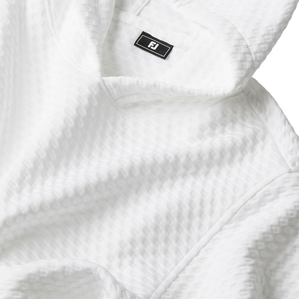 フットジョイ FootJoy メンズ スペーサーニット 長袖 プルオーバー フーディー FJ-F25-M11 2025年モデル 商品ディテール