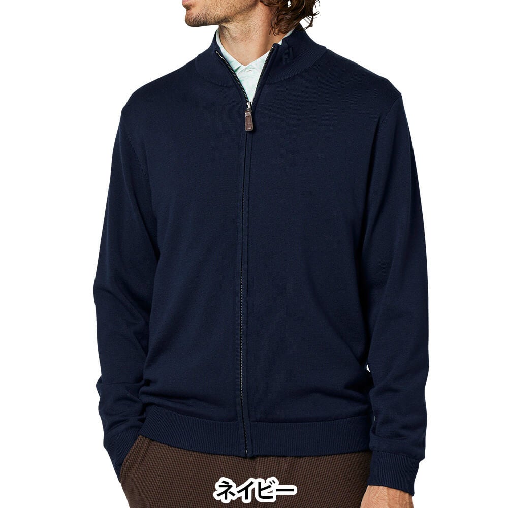 フットジョイ FootJoy メンズ 防風 ライニング フルジップ 長袖 セーター FJ-F25-O10 2025年モデル 商品ディテール