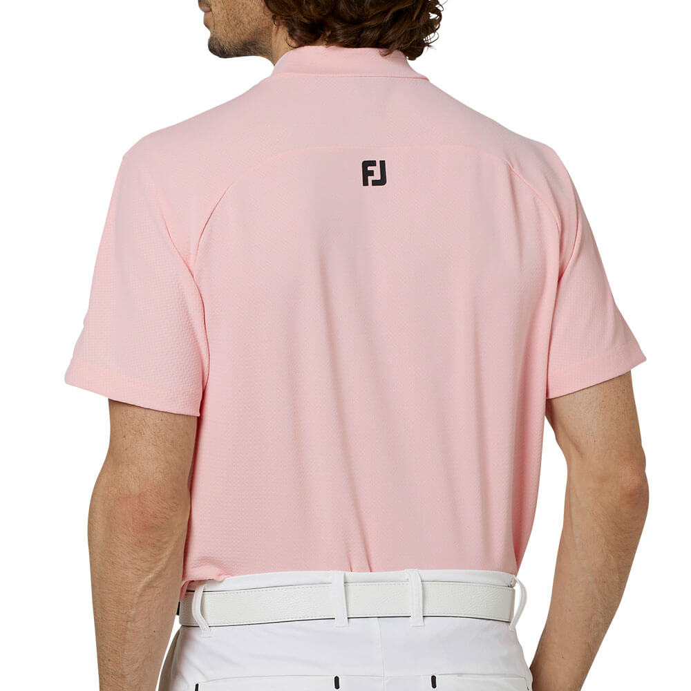 フットジョイ FootJoy メンズ 半袖 モックネック シャツ FJ-F25-S01 ゴルフウェア ディテール