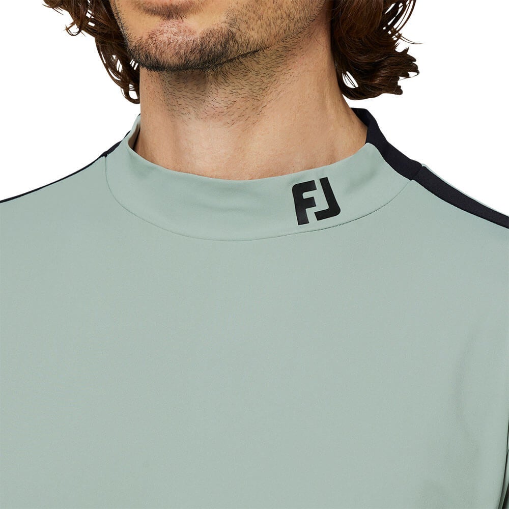 フットジョイ FootJoy メンズ ショルダーライン 長袖 モックネック シャツ FJ-F25-S02 2025年モデル 機能説明