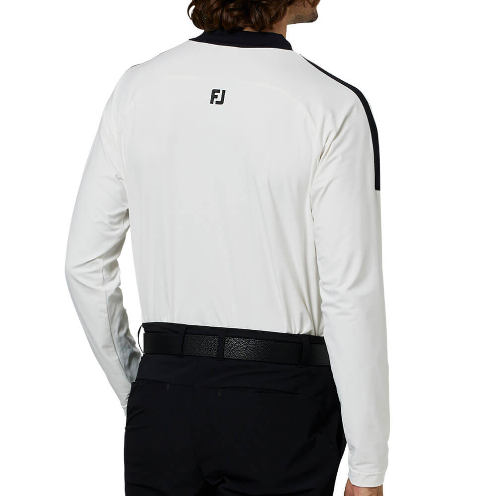 フットジョイ FootJoy メンズ ショルダーライン 長袖 モックネック シャツ FJ-F25-S02 2025年モデル 商品ディテール
