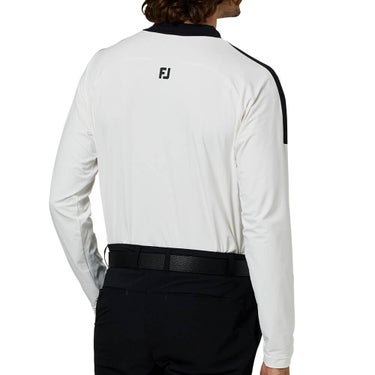 フットジョイ FootJoy メンズ ショルダーライン 長袖 モックネック シャツ FJ-F25-S02 2025年モデル 商品ディテール