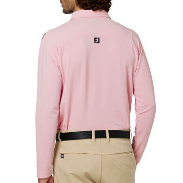 フットジョイ FootJoy メンズ ショルダーライン 長袖 ポロシャツ FJ-F25-S03 2025年モデル ウェア 側面・ディテール