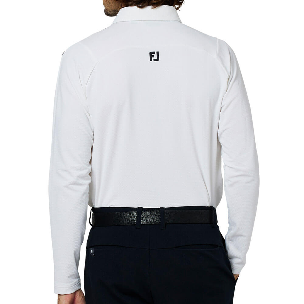 フットジョイ FootJoy メンズ ショルダーライン 長袖 ポロシャツ FJ-F25-S03 2025年モデル 商品ディテール