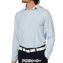 フットジョイ FootJoy メンズ ハイストレッチ 長袖 ポロシャツ FJ-F25-S04 2025年モデル ウェア 正面
