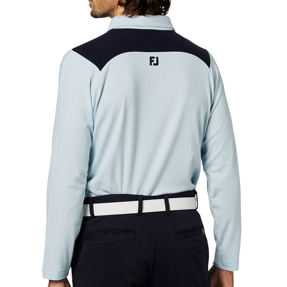 フットジョイ FootJoy メンズ ハイストレッチ 長袖 ポロシャツ FJ-F25-S04 2025年モデル ウェア 側面・ディテール