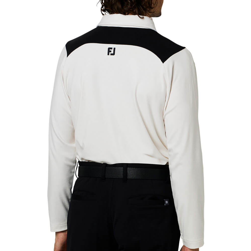 フットジョイ FootJoy メンズ ハイストレッチ 長袖 ポロシャツ FJ-F25-S04 2025年モデル 商品ディテール