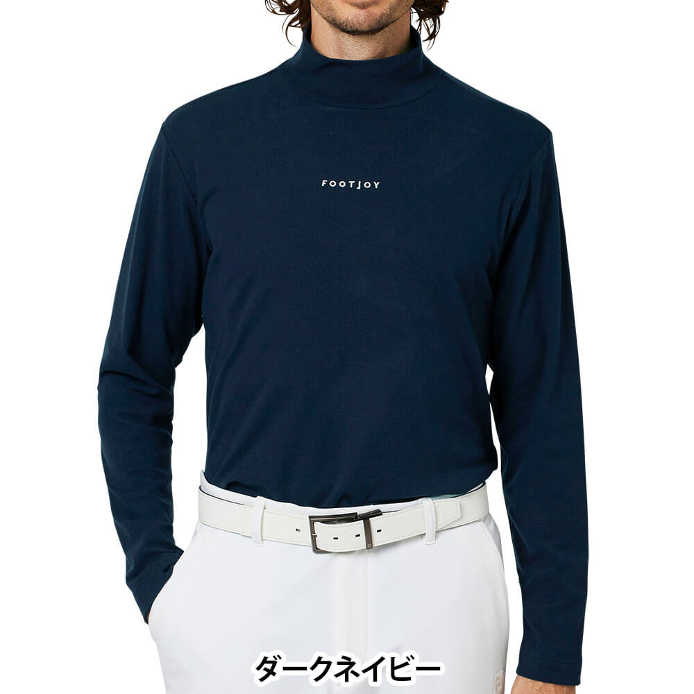 フットジョイ FootJoy メンズ ハイストレッチ 長袖 ハイネック シャツ FJ-F25-S05 2025年モデル 機能説明