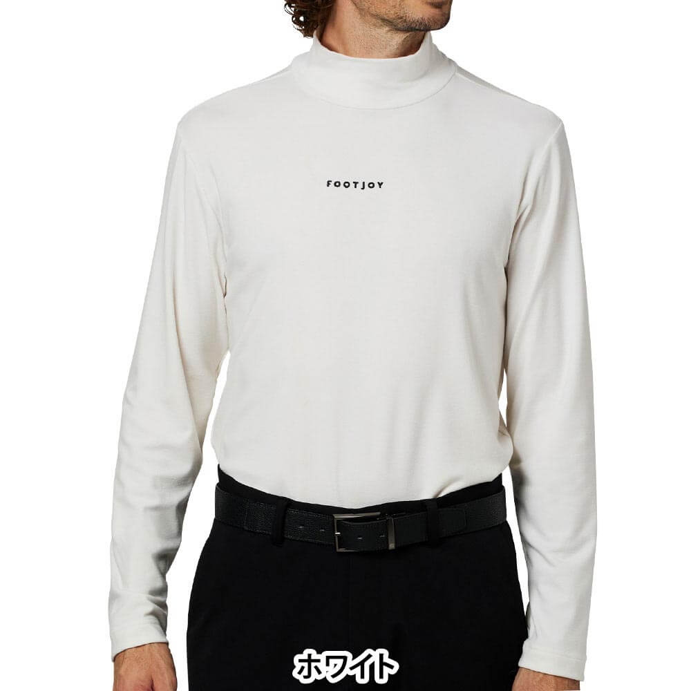 フットジョイ FootJoy メンズ ハイストレッチ 長袖 ハイネック シャツ FJ-F25-S05 2025年モデル 商品ディテール