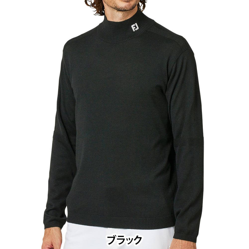 フットジョイ FootJoy メンズ 長袖 ハイネック セーター FJ-F25-S06 2025年モデル 商品ディテール