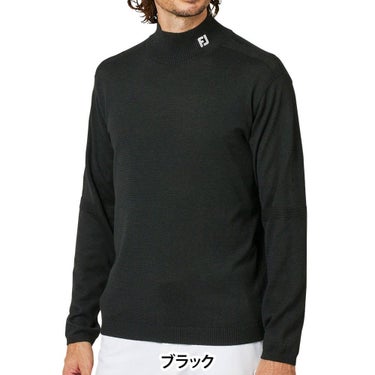 フットジョイ FootJoy メンズ 長袖 ハイネック セーター FJ-F25-S06 2025年モデル 商品ディテール
