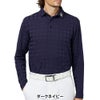 フットジョイ FootJoy メンズ アーガイルジャカード 長袖 ポロシャツ FJ-F25-S07 2025年モデル ウェア 背面