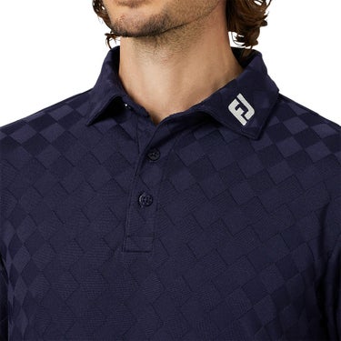 フットジョイ FootJoy メンズ アーガイルジャカード 長袖 ポロシャツ FJ-F25-S07 2025年モデル 機能・ディテール