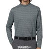 フットジョイ FootJoy メンズ ウェーブラインプリント 長袖 モックネック シャツ FJ-F25-S13 2025年モデル 商品ディテール