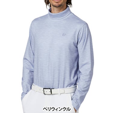 フットジョイ FootJoy メンズ スペースダイロールネック 裏起毛 長袖 タートルネックシャツ FJ-F25-S16 2025年モデル 商品ディテール