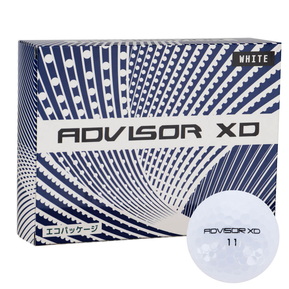 advisor XD アドバイザーXD ゴルフボール 1ダース（12球入り）　ホワイト ホワイト