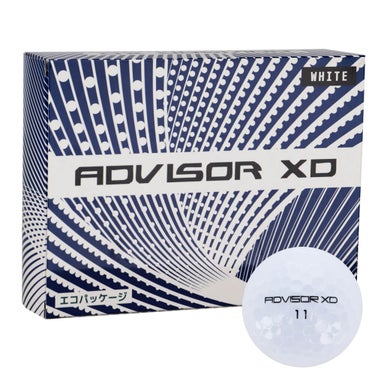 advisor XD アドバイザーXD ゴルフボール 1ダース（12球入り）　ホワイト ホワイト
