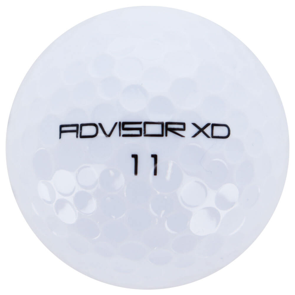 advisor XD アドバイザーXD ゴルフボール 1ダース（12球入り） ホワイト ボール 正面