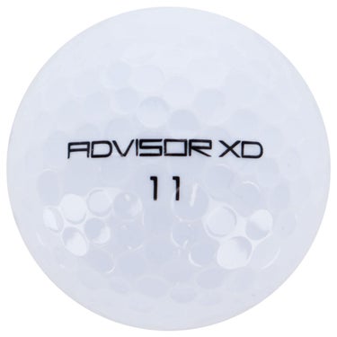advisor XD アドバイザーXD ゴルフボール 1ダース（12球入り） ホワイト ボール 正面