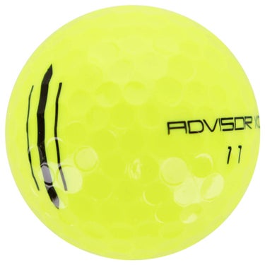 advisor XD アドバイザーXD ゴルフボール 1ダース（12球入り） イエロー ボール ロゴ