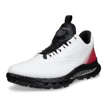 ecco エコー　BIOM C5 BOA バイオム C5 ボア メンズ スパイクレス ゴルフシューズ 132614 55428 WHITE/CHILI RED　2026年モデル