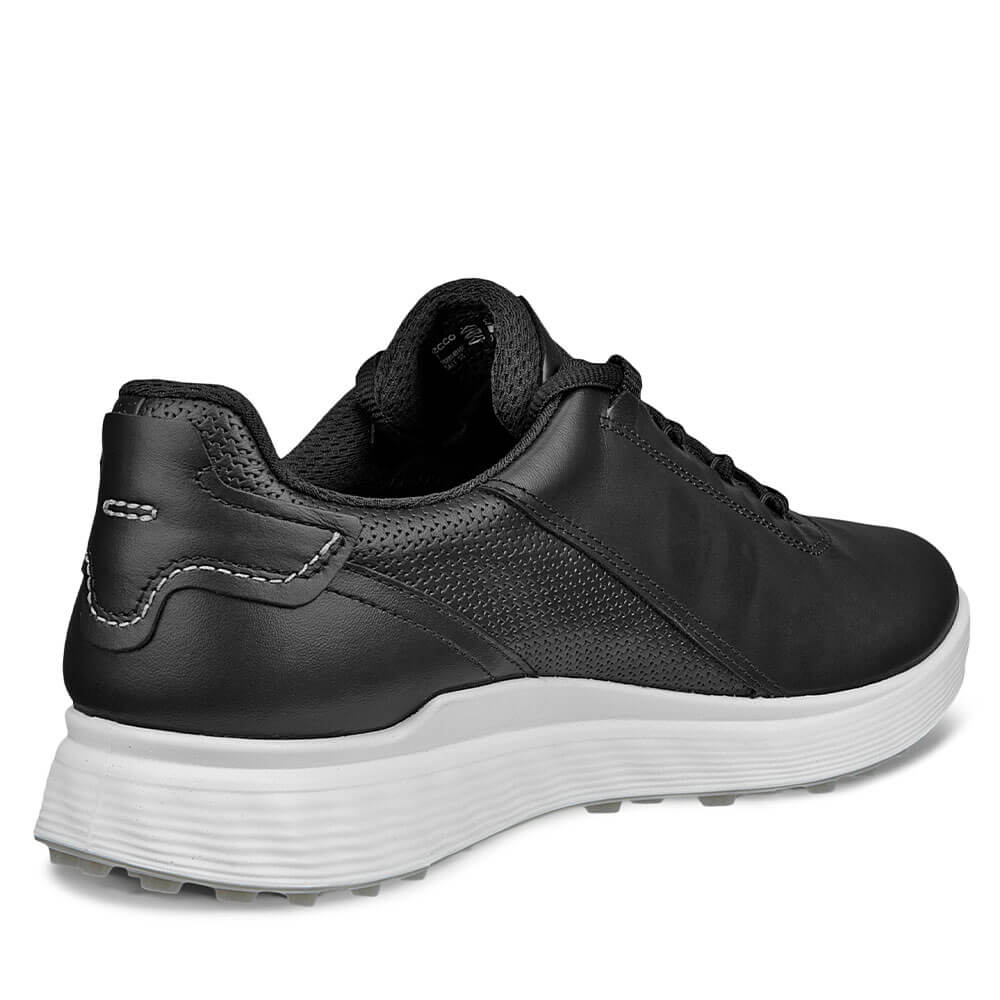 ecco エコー S-CASUAL エスカジュアル メンズ スパイクレス ゴルフシューズ 102814 01001 BLACK 2026年モデル 上面