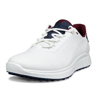 ecco エコー　S-CASUAL エスカジュアル メンズ スパイクレス ゴルフシューズ 102814 51293 WHITE/MARINE　2026年モデル WHITE/MARINE（51293）
