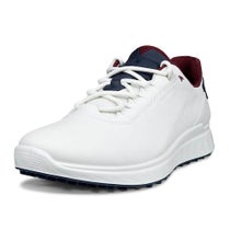 ecco エコー　S-CASUAL エスカジュアル メンズ スパイクレス ゴルフシューズ 102814 51293 WHITE/MARINE　2026年モデル