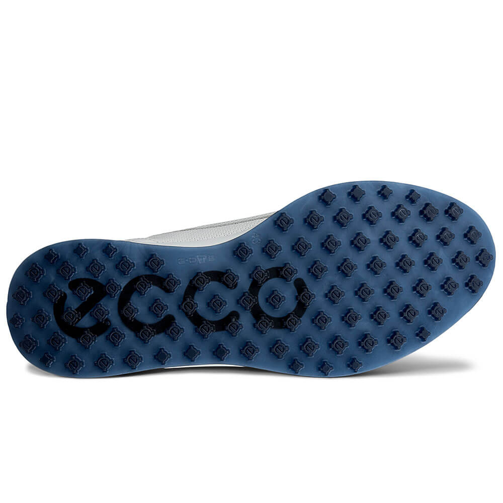 ecco エコー S-CASUAL エスカジュアル メンズ スパイクレス ゴルフシューズ 102814 51293 WHITE/MARINE 2026年モデル ヒール