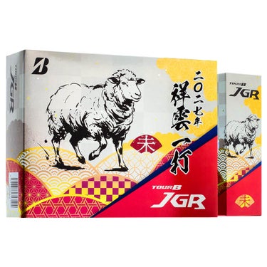 ブリヂストン TOUR B JGR ツアーB ジェイジーアール 2027年 干支 ゴルフボール 午 1ダース（12球入り） 詳細5