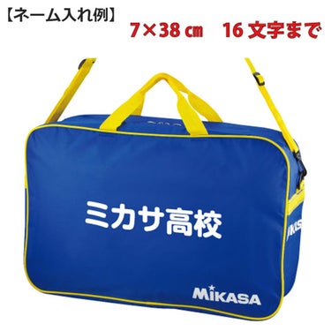 ミカサ MIKASA バレーボールバッグ 6個入れ AC-BG260W-BL ブルー×イエロー 商品外観 側面・角度違い