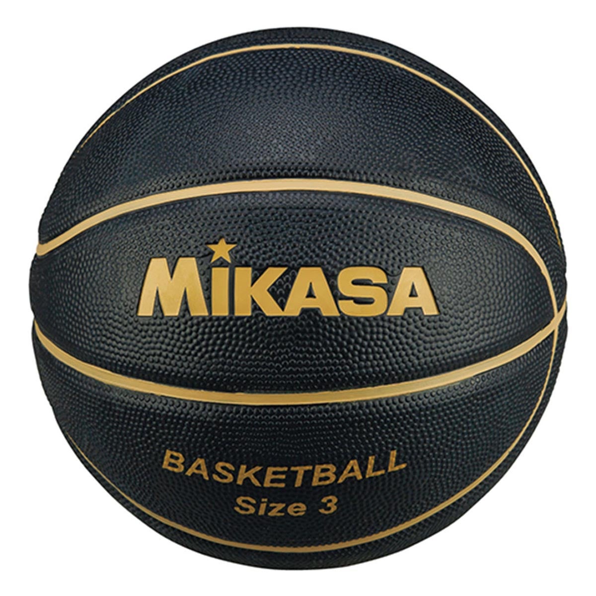 ミカサ MIKASA　バスケットボール 3号 B3JMR-BKGL ブラック×ゴールド ブラック×ゴールド
