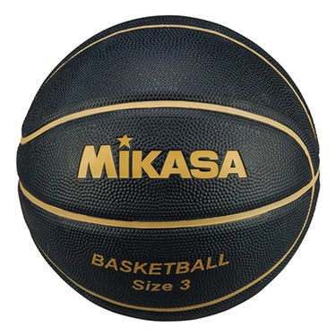 ミカサ MIKASA　バスケットボール 3号 B3JMR-BKGL ブラック×ゴールド ブラック×ゴールド