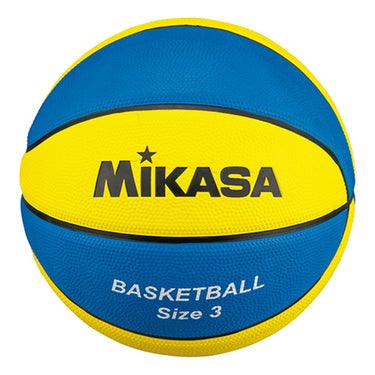 ミカサ MIKASA　バスケットボール 3号 B3JMR-YBL イエロー×ブルー イエロー×ブルー