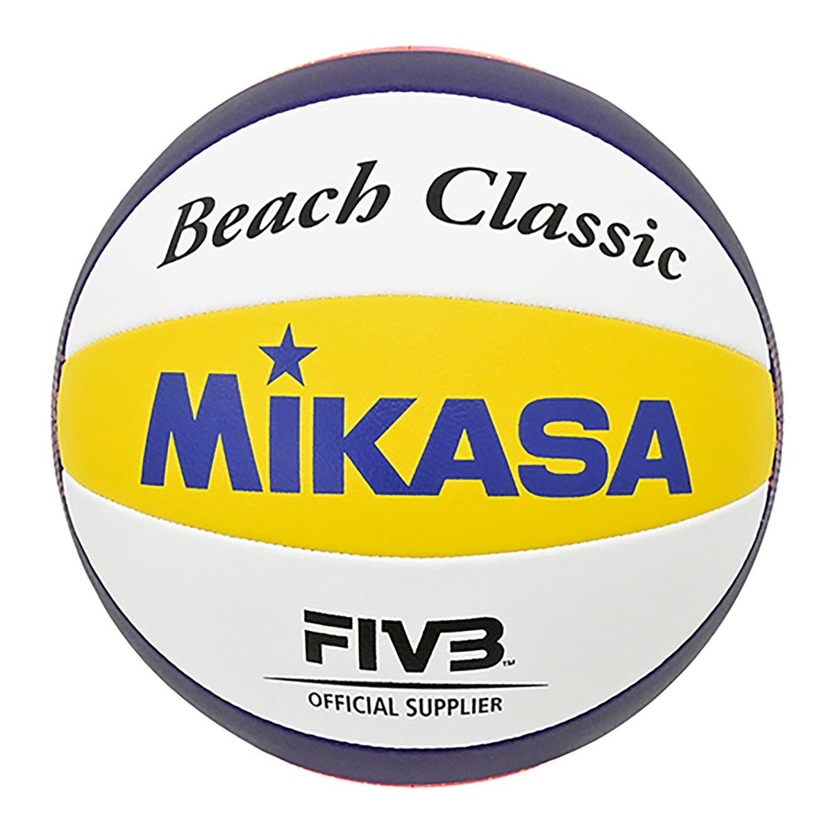 ミカサ MIKASA　ビーチバレー練習球 BV551C-WYBR ブルー×イエロー ブルー×イエロー