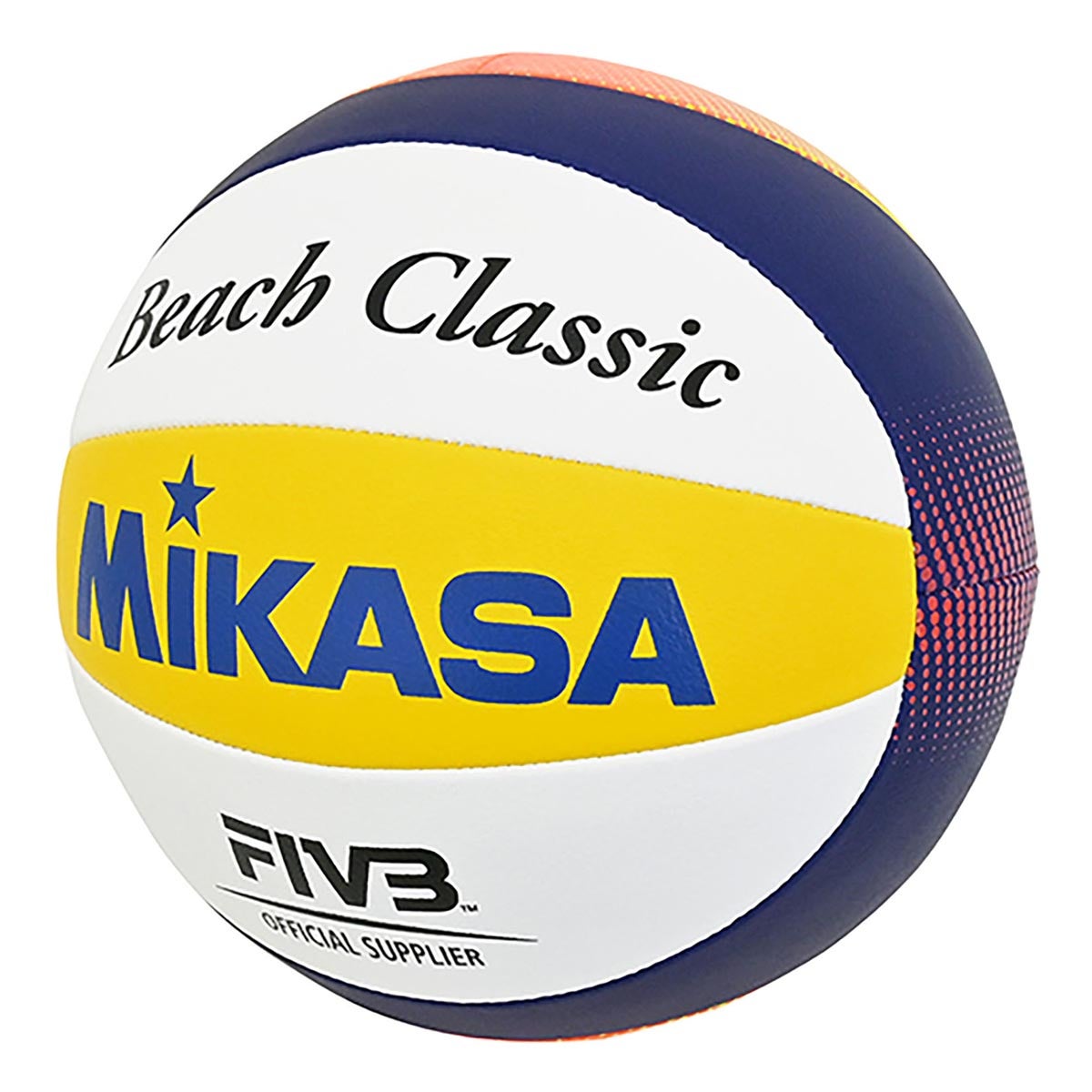 ミカサ MIKASA ビーチバレー練習球 BV551C-WYBR ブルー×イエロー バレーボール ボール 商品外観