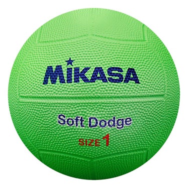 ミカサ MIKASA　ソフトドッジボール1号 DB1D-SR-LG ライトグリーン ライトグリーン