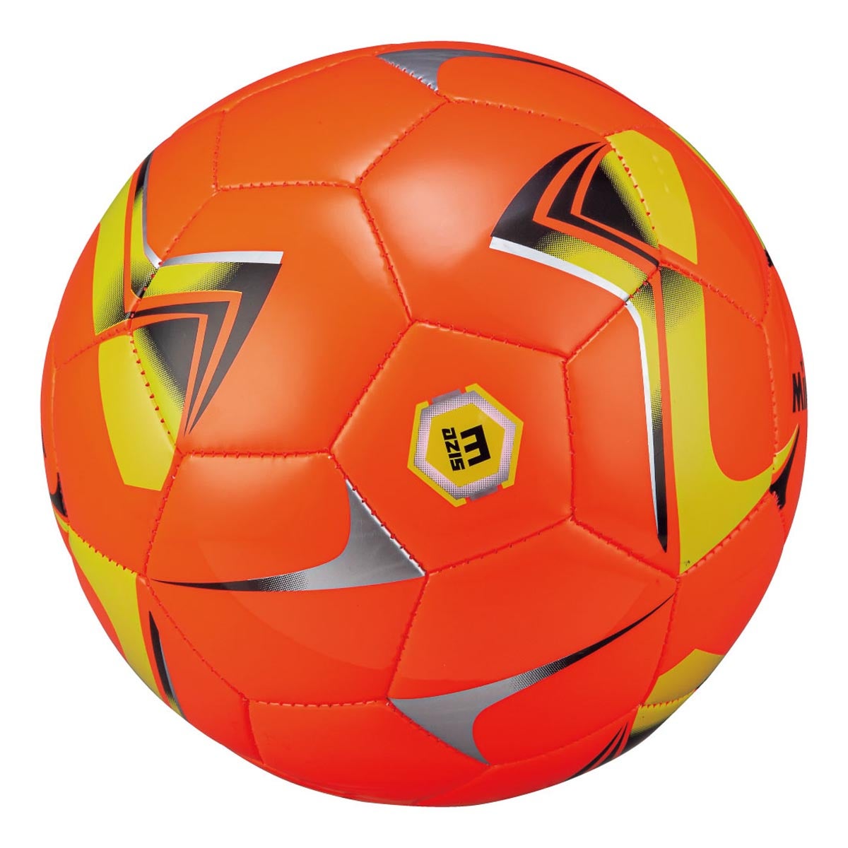 ミカサ MIKASA サッカー3号 レクリエーション F3TPV-O-YBK オレンジ サッカーボール ボール 正面