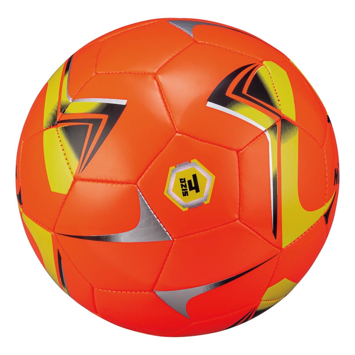 ミカサ MIKASA サッカー 4 号 レクリエーション F4TPV-O-YBK オレンジ サッカーボール ボール 正面
