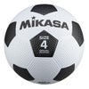 ミカサ MIKASA　ジュニアゴムサッカーボール 4号 F4-WBK ホワイト×ブラック ホワイト×ブラック