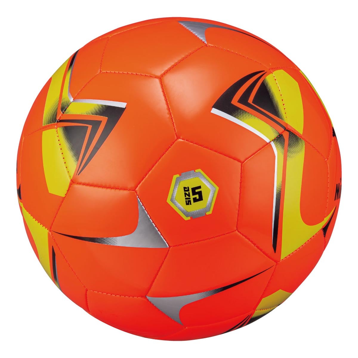 ミカサ MIKASA サッカー5号 レクリエーション F5TPV-O-YBK オレンジ サッカーボール ボール 正面