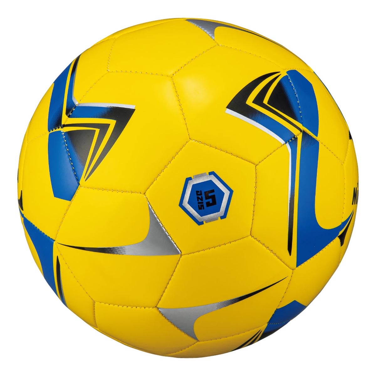 ミカサ MIKASA サッカー5号 レクリエーション F5TPV-Y-BLBK 黄 サッカーボール ボール 正面