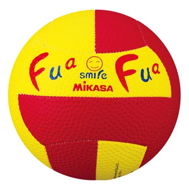 ミカサ MIKASA　ふぁふぁドッジ 2号球縫い FFD2-YR イエロー/レッド イエロー/レッド