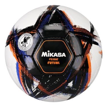 ミカサ MIKASA　フットサル3号手縫い OrgestA 検定球 FS350E-BK ブラック ブラック