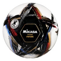ミカサ MIKASA　フットサル4号手縫い OrgestA 検定球 FS450E-BK ブラック ブラック