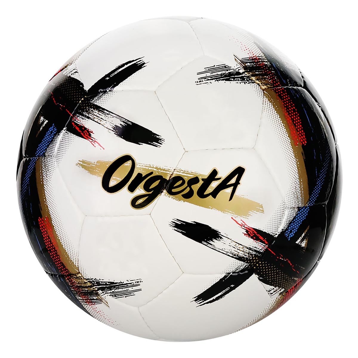ミカサ MIKASA フットサル4号手縫い OrgestA 検定球 FS450E-BK ブラック サッカーボール ボール 正面