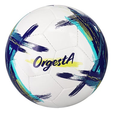 ミカサ MIKASA フットサル4号手縫い OrgestA 検定球 FS451E-BL ブルー サッカーボール ボール ロゴ